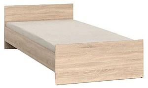 Pat copii Yasen Nepo 0.9 m Stejar Sonoma + Saltea Salt Confort Clasic 90x200