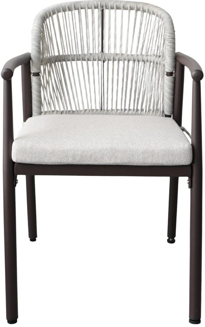 Scaun terasa DP Luzia Grey + Dark Brown Legs