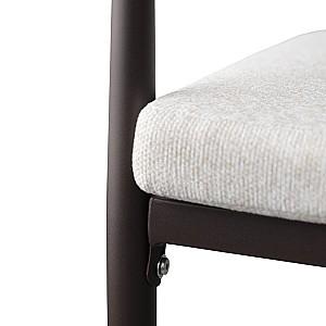 Scaun terasa DP Luzia Grey + Dark Brown Legs
