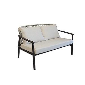 Set mobila de gradina DP Eden Grey + Dark Brown Legs