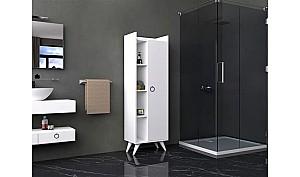 Dulap de baie Trendy Ilgim Alb