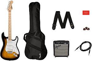 Chitara electrica Fender Squier Sonic Stratocaster Pack 2-Color Sunburst