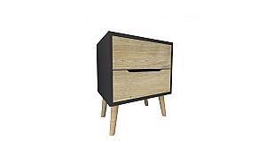 Noptiera Trendy Flora Anthracite/Sapphire Oak
