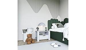 Noptiera Trendy Duru 1600-34 Alb