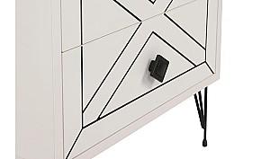 Noptiera Trendy Luna Alb