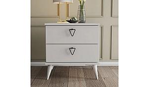 Noptiera Trendy Versa Alb