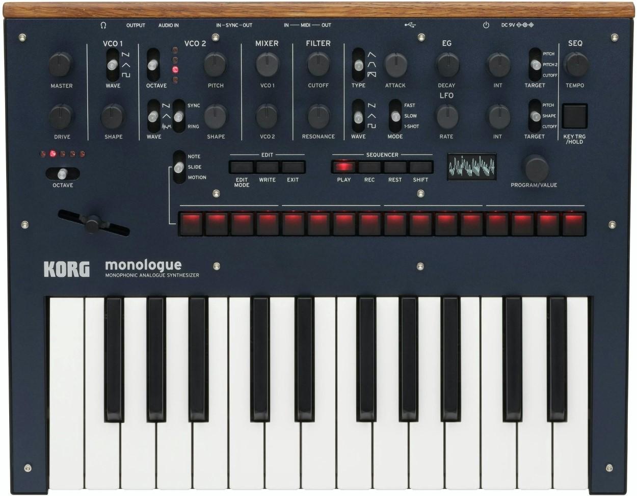 Sintetizator Korg Monologue Monophonic Analogue Dark Blue