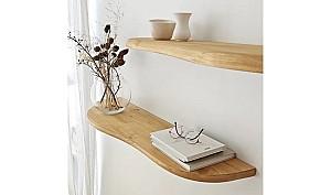 Raft de perete Trendy Wavy 2 Stejar