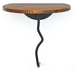 Raft de perete Trendy Leu Castan/Negru