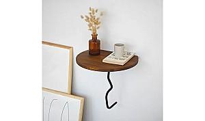 Raft de perete Trendy Leu Castan/Negru