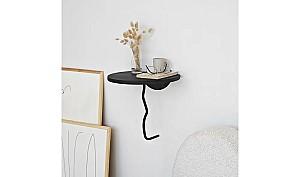 Raft de perete Trendy Leu Negru/Antracit