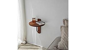 Raft de perete Trendy Reve Castan/Negru