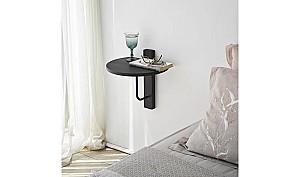 Raft de perete Trendy Reve Antracit/Negru