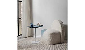 Masuta de cafea, reviste Trendy Chill-Out Alb/Albastru