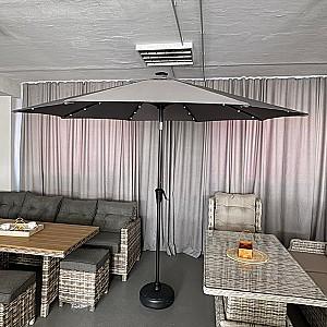 Umbrela VLM 0431111 Antracit cu iluminare 2.7m