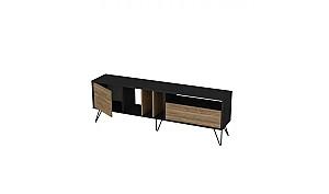Tumba pentru televizor Trendy Mistico 180 Nuc/Negru