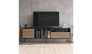 Tumba pentru televizor Trendy Mistico 180 Nuc/Negru