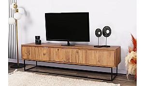 Tumba pentru televizor Trendy Lupin 180 Nuc/Negru