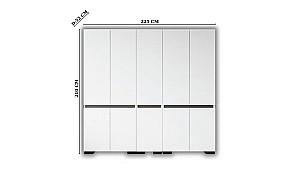 Dulap Trendy Floransa 225 White/Anthracite v2