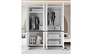 Dulap Trendy Floransa 180 White/Anthracite v2