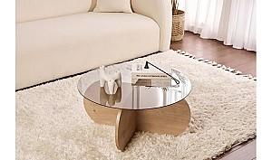 Masuta de cafea, reviste Trendy Aeris Sapphire Oak/Fum