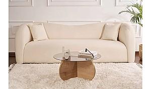 Masuta de cafea, reviste Trendy Aeris Sapphire Oak/Fum