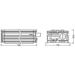Invertor de tensiune Osram OS-OEINVMA10