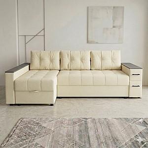 Canapea coltar Aurus Nicoli 255x150 cm Great Ecru