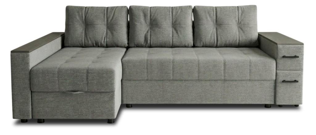 Canapea coltar Aurus Nicoli 255x150 cm Great Grey