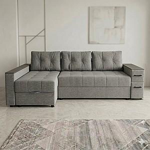 Canapea coltar Aurus Nicoli 255x150 cm Great Grey