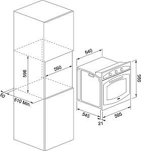 Cuptor electric incorporabil Franke FCO 82 H OA (116.0696.545)