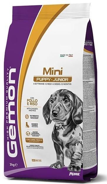 Hrana uscata pentru caini Gemon Dry Dog Mini Puppy & Junior Chicken/Rice