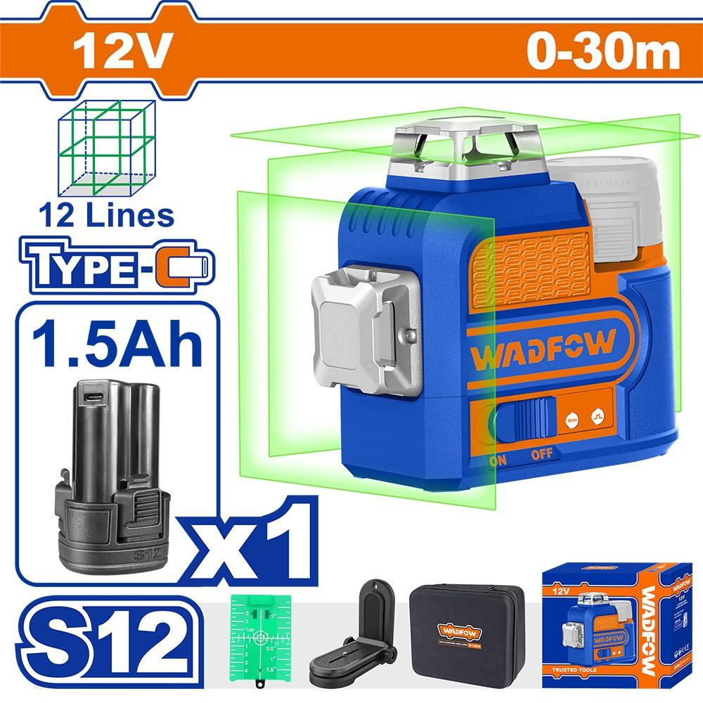 Nivel laser Wadfow WLE8M12