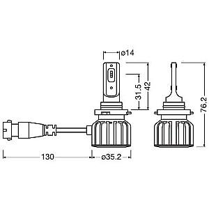 Lampa auto Osram 9005DWBRT-2HFB