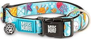 Zgarda pentru caini Max & Molly Smart ID Blue Ocean L