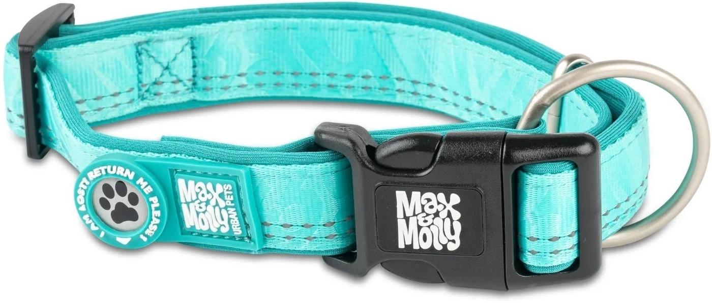 Zgarda pentru caini Max & Molly Matrix 2.0 Turquoise S (306082)