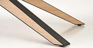 Masa Halmar James Natural / Negru
