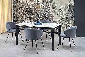 Masa Halmar Felix Marmura Alba / Negru