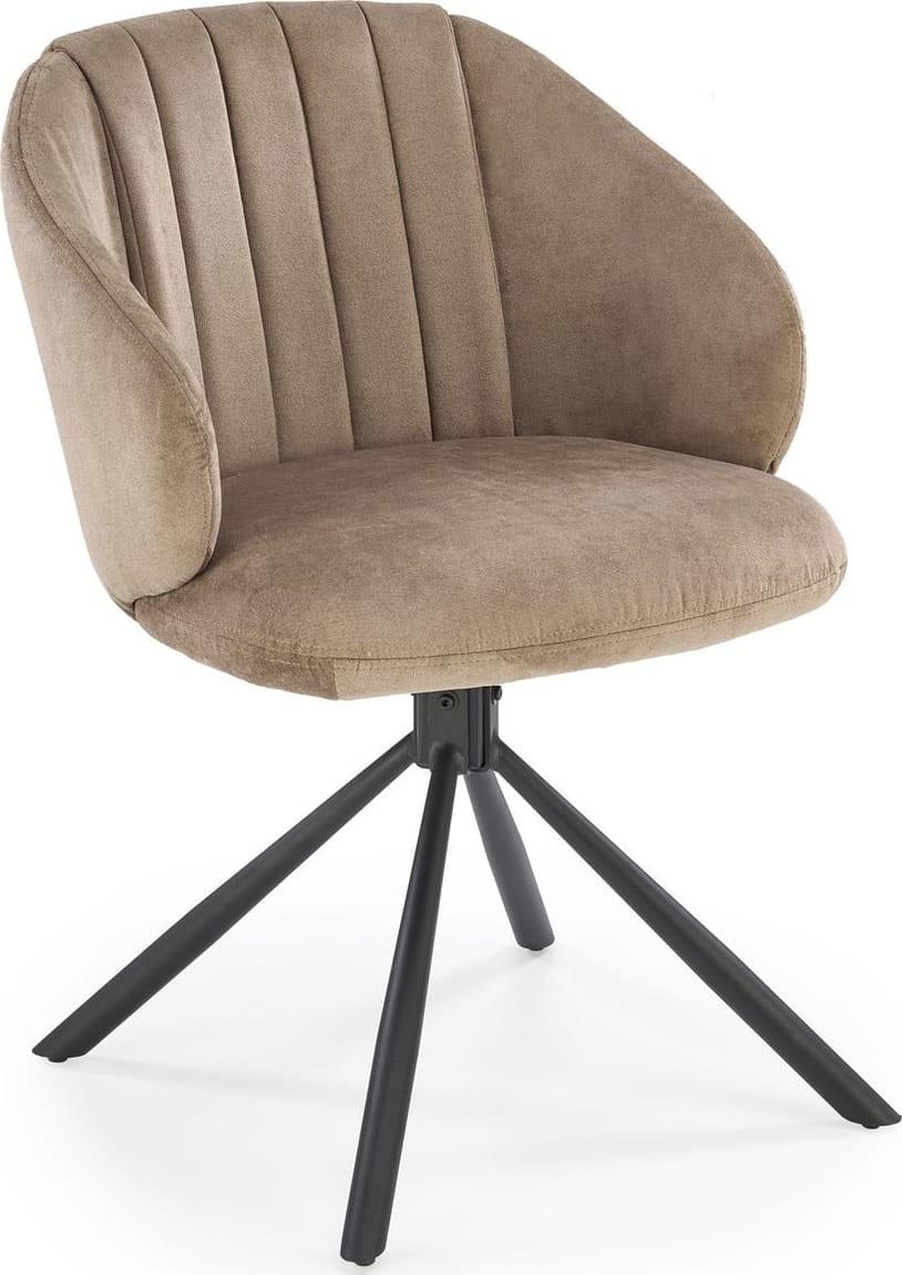 Scaun Halmar K533 Cappuccino / Negru