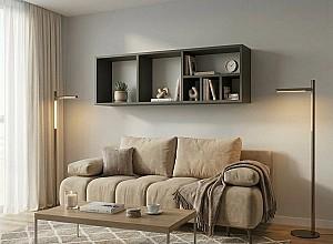 Raft de perete Fabrik Home Tetris 6 Antracit