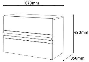 Comoda Fabrik Home Basic 2S Cașmir