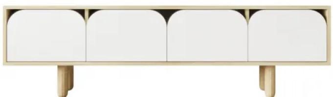 Comoda Trendy Lazio Sapphire Oak/White