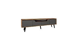 Comoda Trendy Roma 180 Walnut/Anthracite