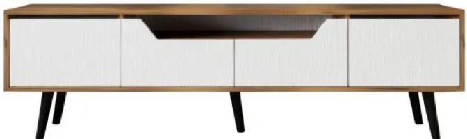 Comoda Trendy Roma 180 Walnut/White