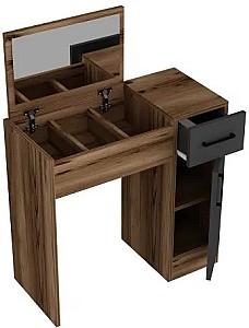 Masa de machiaj Trendy Inci Nuc Deschis/Antracit