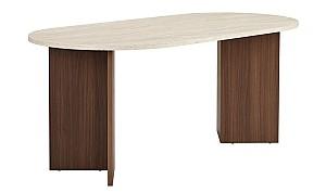 Masa Trendy Sablin Travertine/ Walnut