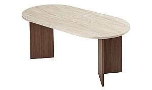 Masa Trendy Sablin Travertine/ Walnut
