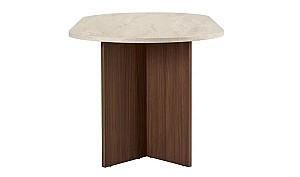 Masa Trendy Sablin Travertine/ Walnut
