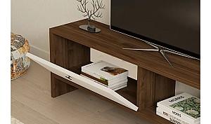 Tumba pentru televizor Trendy Gaye Nuc/Alb