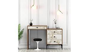 Masa de machiaj Trendy Lizbon 552 Nuc/Alb
